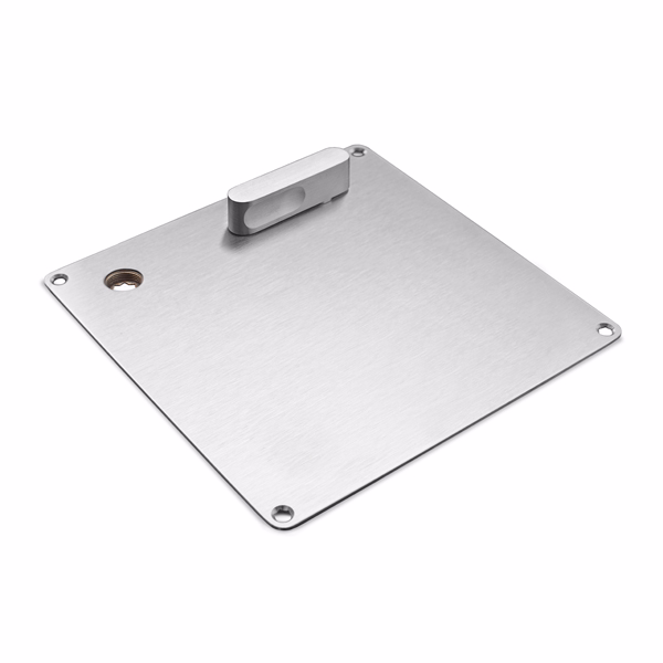 Faconskilt RS 175x175x2mm toilet HDC indv V/H cc105mm