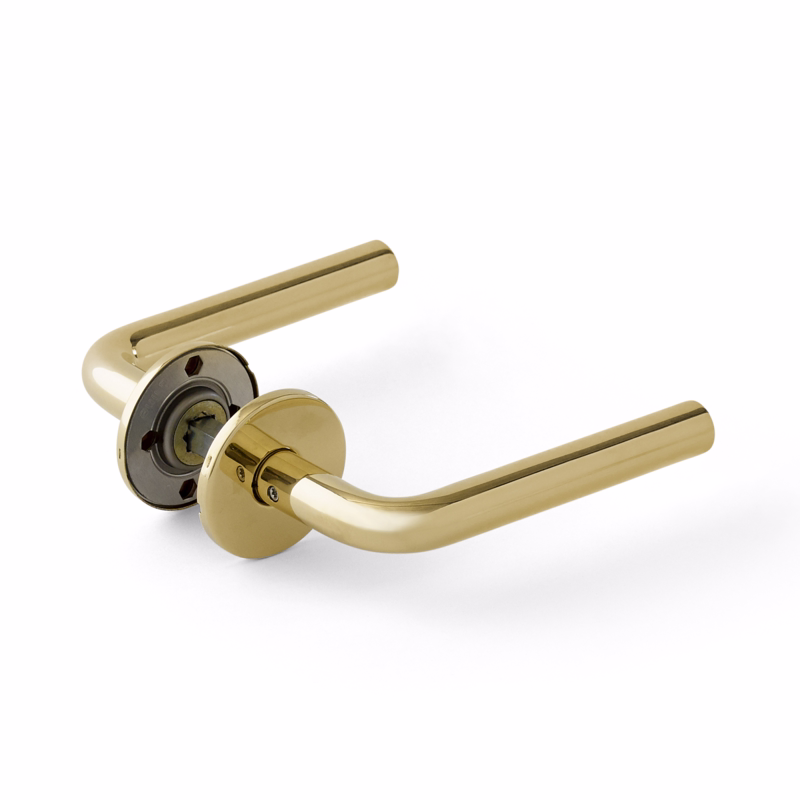 Dørgreb mess L-form Ø16 klips cc30/38, 33-59