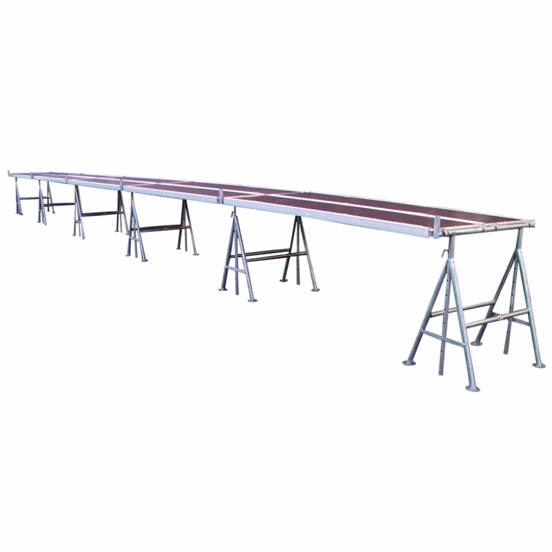 Murerbukkesæt 1,20 x 15,30 m, 300 kg/m2
