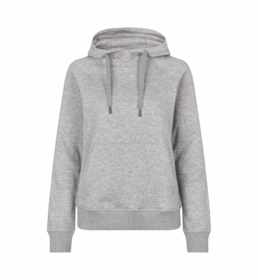 ID Identity - Hættetrøje 0637 Dame Lys grå melange