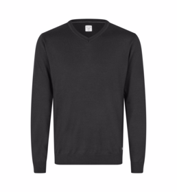 Seven Seas - Pullover S670 V-hals Sort