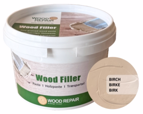 Wood Repair - Spartelmasse Wood Filler Birk, 400g