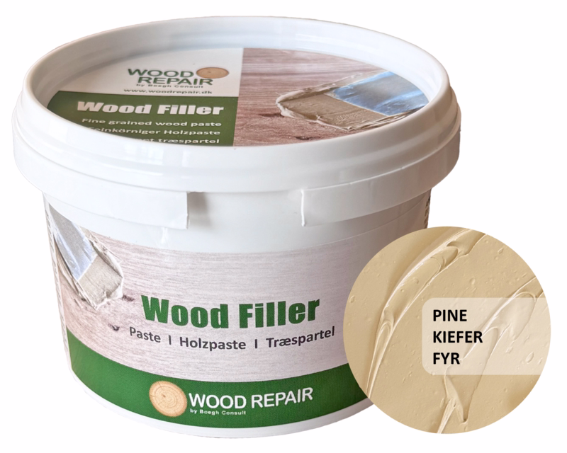 Spartelmasse Wood Filler Fyr, 400g