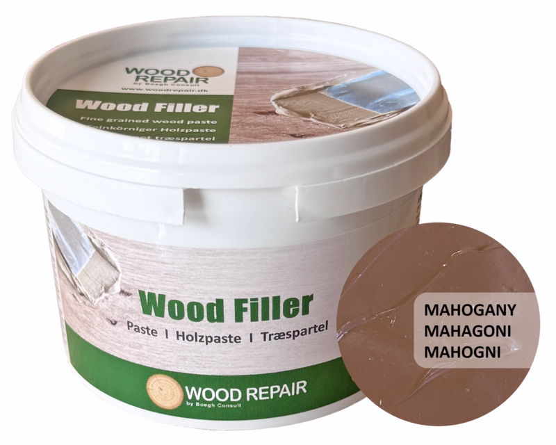 Spartelmasse Wood Filler Mahogni, 400g