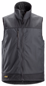 Snickers - Softshell vest 4506 Steel grey/DK steel grey