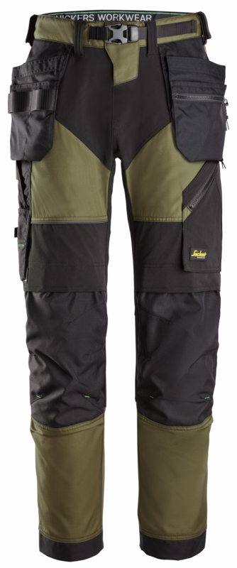 Arbejdsbuks 6902 Khaki grøn/sort, str. 58