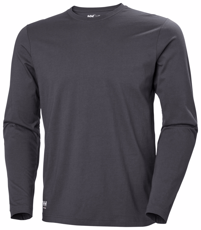 T-shirt L/Æ Classic 79169 Dark Grey, str. L