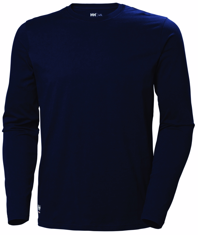 T-shirt L/Æ Classic 79169 Marineblå, str. 5XL