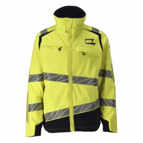 Mascot - Arbejdsjakke 21009 Hi-vis Gul/Mørk marine