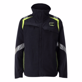 Mascot - Arbejdsjakke 21209 Mørk marine/Hi-vis gul