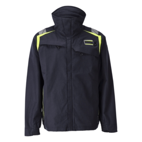 Mascot - Arbejdsjakke 21509 Mørk marine/Hi-vis gul