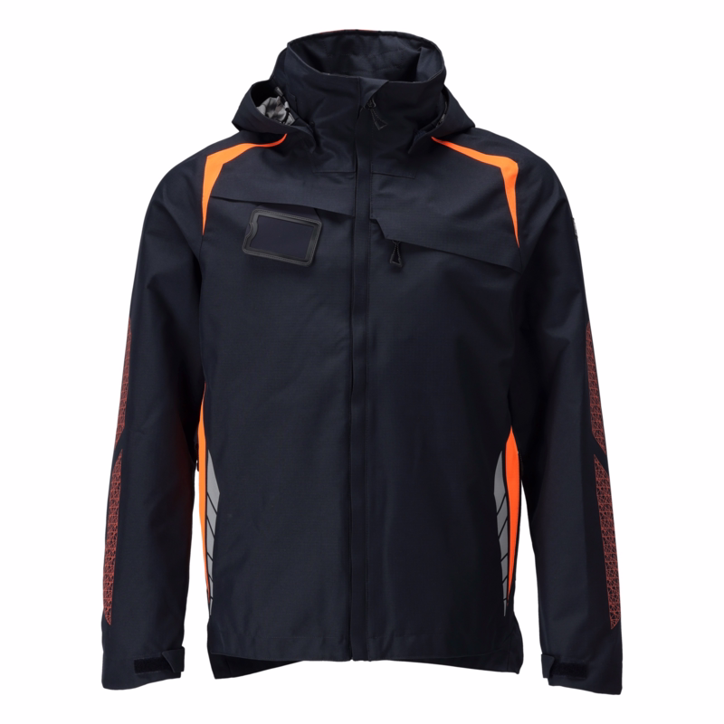 Skaljakke 23001 Mørk marine/Hi-vis orange, str. 2XL