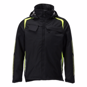 Mascot - Vinterjakke 23035 Sort/Hi-vis gul