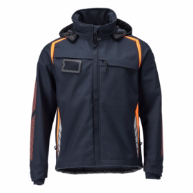 Mascot - Softshell jakke 23002 Marine/Hi-vis orange