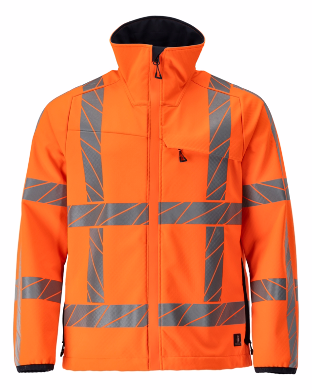 Softshell jakke 24002 Hi-vis Orange, str. XS