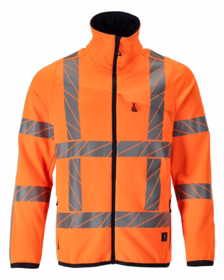 Mascot - Fleecetrøje m/lyn 24103 Hi-vis Orange