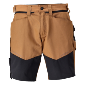 Mascot - Serviceshorts 25149 Nøddebrun/Sort