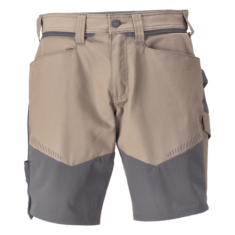 Serviceshorts 25149 Mørk sand/Stengrå, str. C44