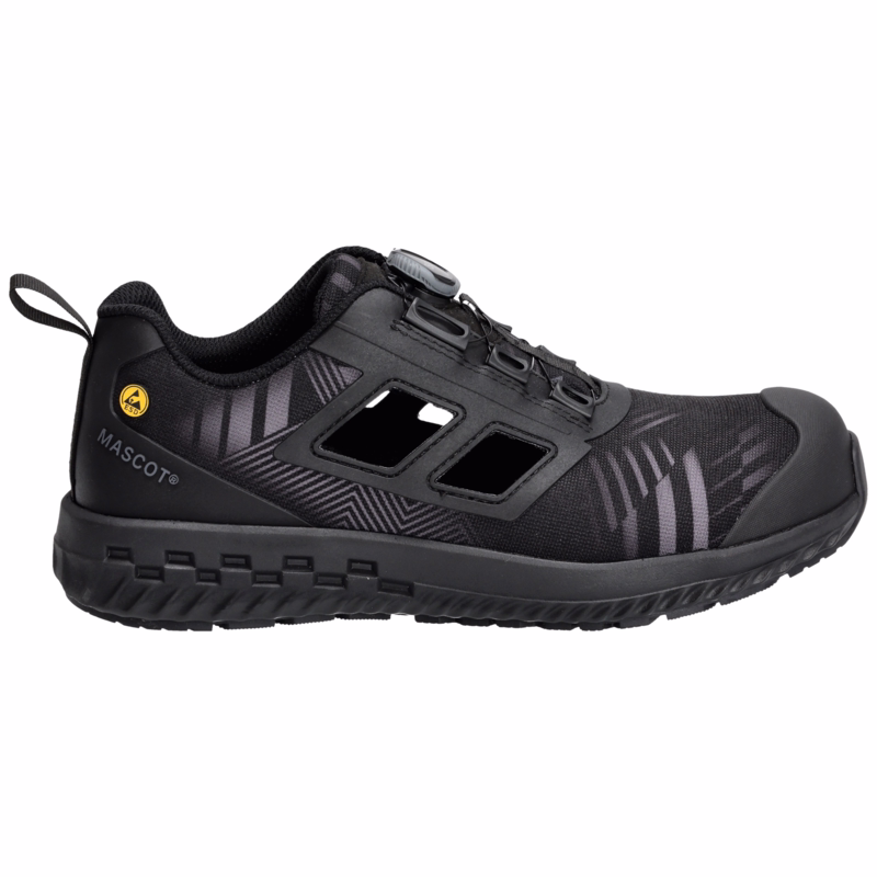 Sikkerhedssandal F0651 Sort, str. 45