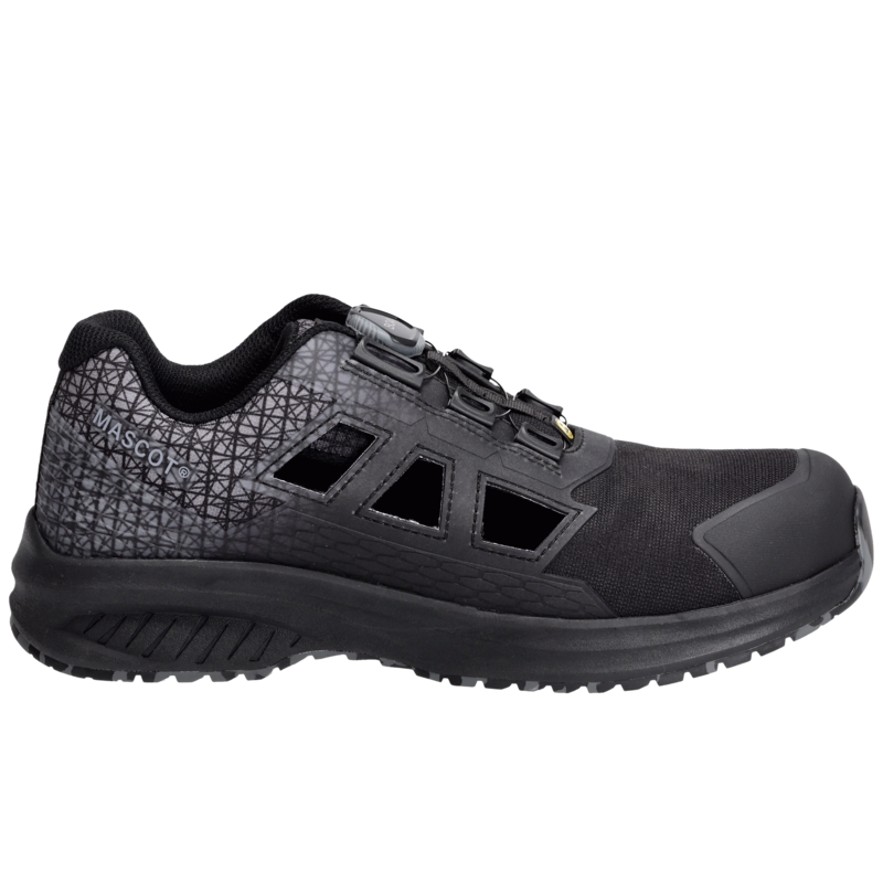 Sikkerhedssandal F1504 Sort, str. 44