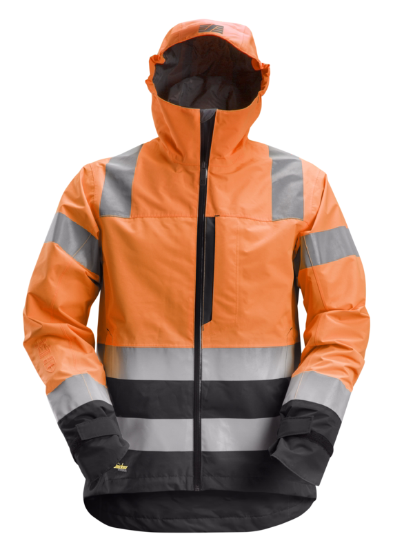 Skaljakke Hi-vis 1330 orange/sort kl.3 str. 2XL
