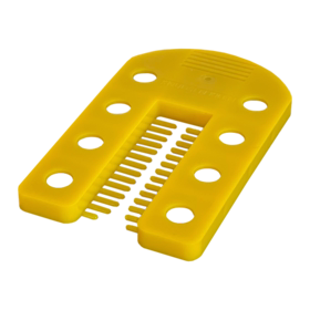 Knudsen kilen - Afstandsbrik Fixbrik 5 mm - gul, pk á 300 stk