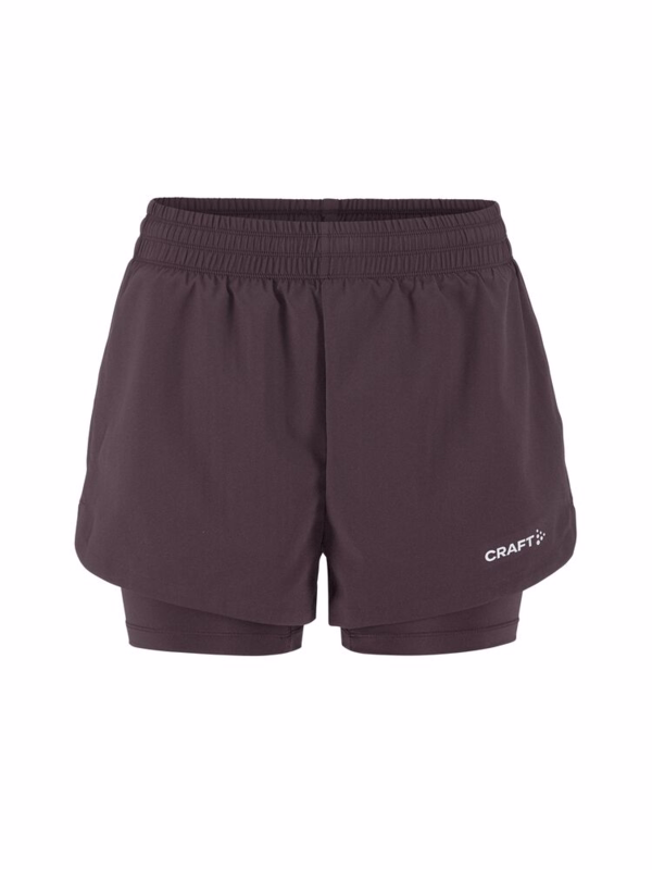 Shorts Dame 1915946 Plum, str. L