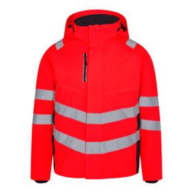 F. Engel - Vinterjakke 1946 Hi-vis Rød/sort