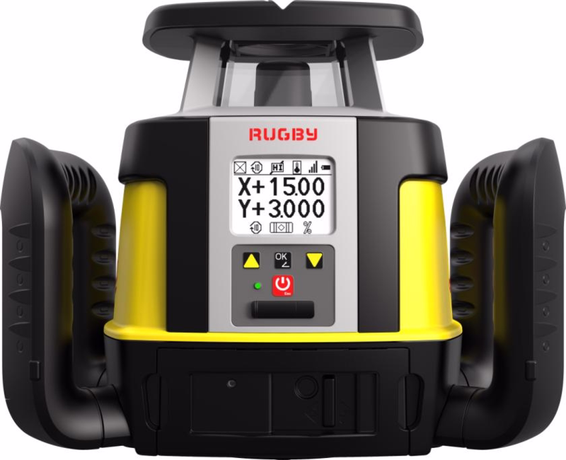 Rotationslaser Rugby CLAx700 Digital 2-falds, fuld auto