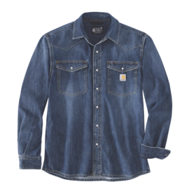 Carhartt - Arbejdsskjorte Denim 106429 Wyatt