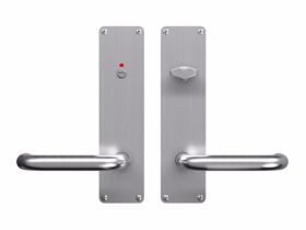 Line 18 - Dørgreb Ø18 mm U-form m/skilte 215x55 toilet RS