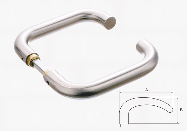 Dørgreb RS U-form Ø18 u/roset 40-65 "EN179" 7020.00AB