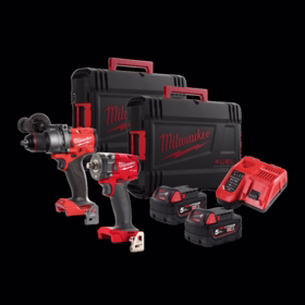 Milwaukee - Maskinsæt 18V 2-pak M18 FPP2B3-502x