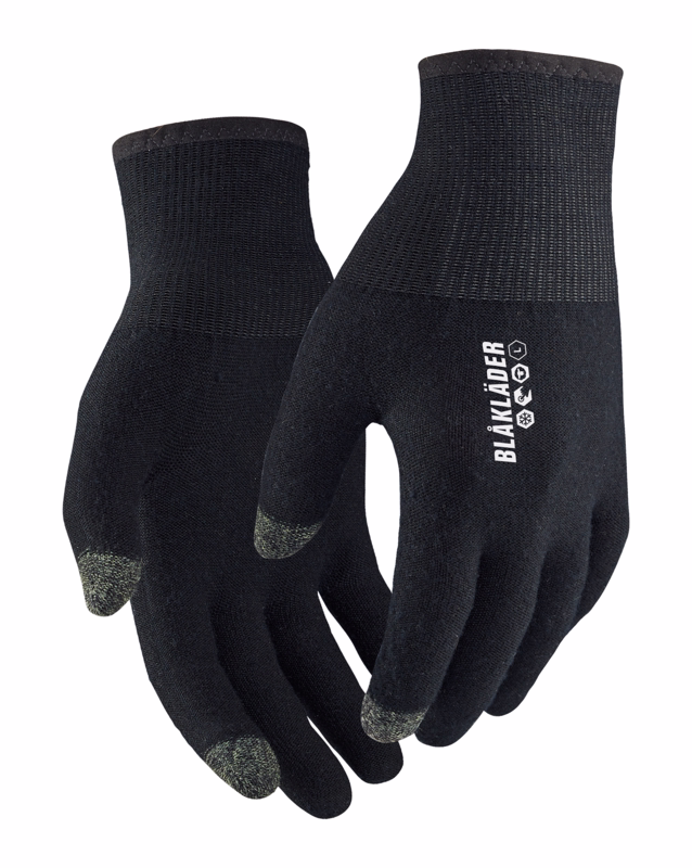 Handske Uld 2999 Sort, str. M