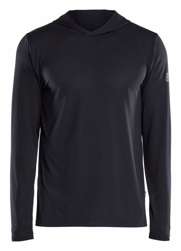 Hættetrøje 3417 Sort, str. 4XL