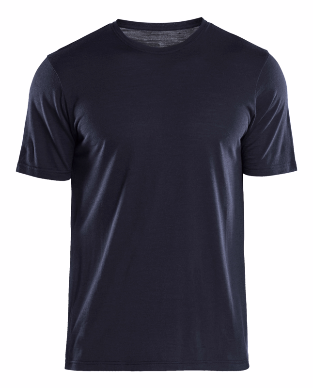 T-shirt Merinould 3536 Mørk Marineblå, str. L