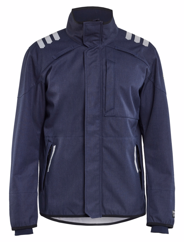 Softshelljakke 4447 Marineblå, str. 3XL