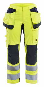Blåkläder - Arbejdsbuks Dame 7145 High Vis Gul/Marineblå