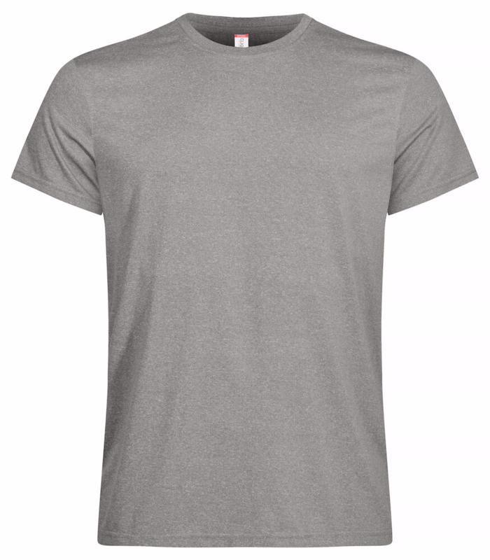 T-shirt 029038 Basic Active Grå meleret, str. 4XL