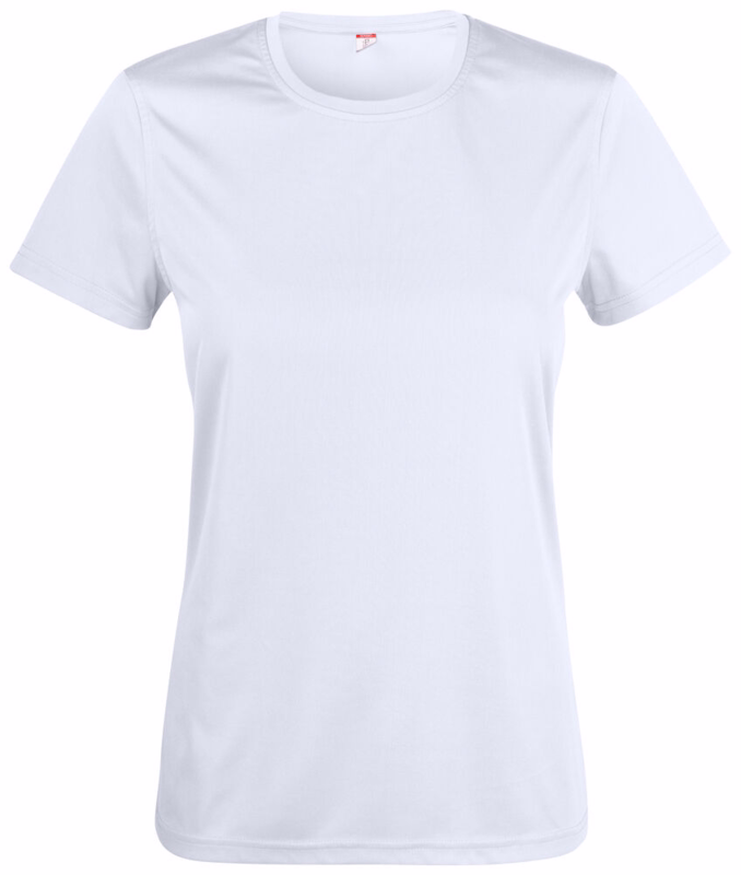 T-shirt Dame 029039 Basic Active Hvid, str. L