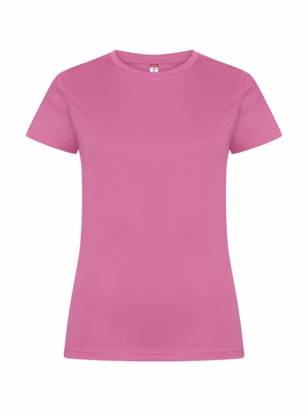T-shirt Dame 029039 Basic Active Pink, str. L