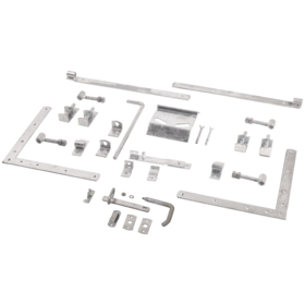 Plus - Beslag t/dobbeltlåge m/justérbare stabler