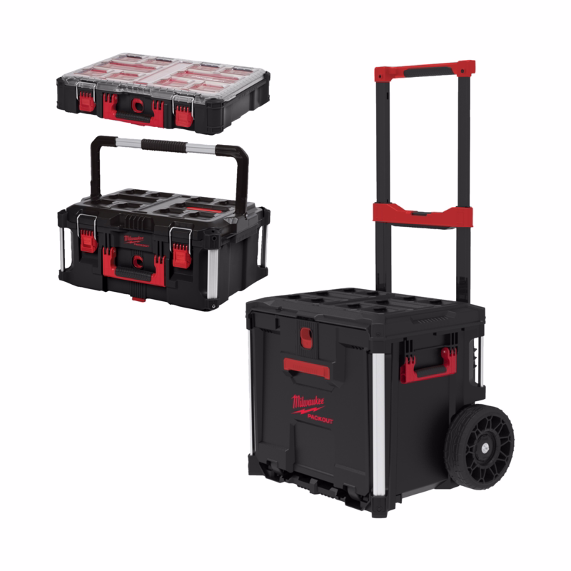 Trolley Packout skuffe, 3 dele