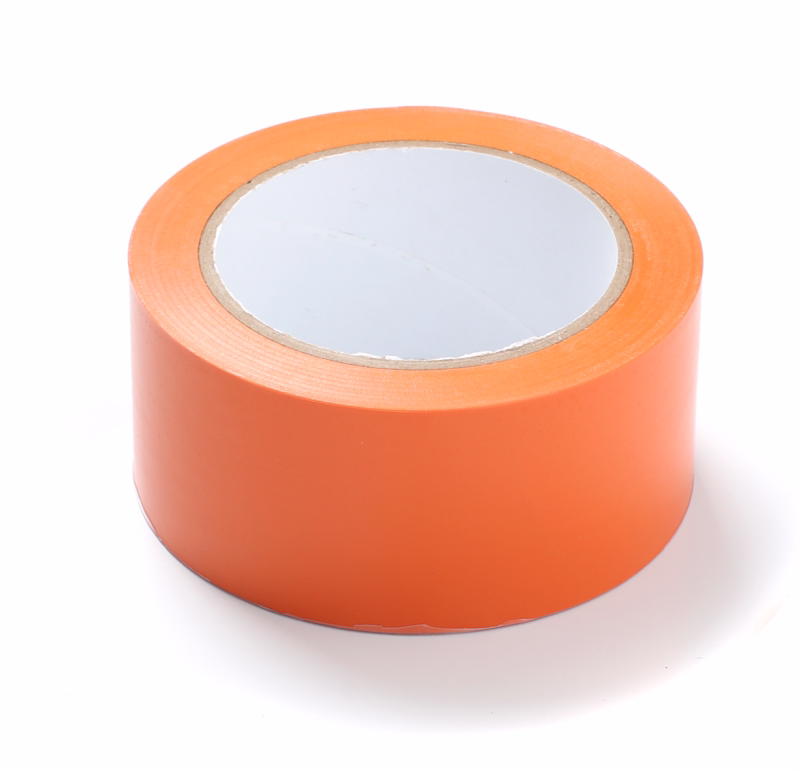 PVC byggetape, orange 0,13 x 50 mm x 33 m