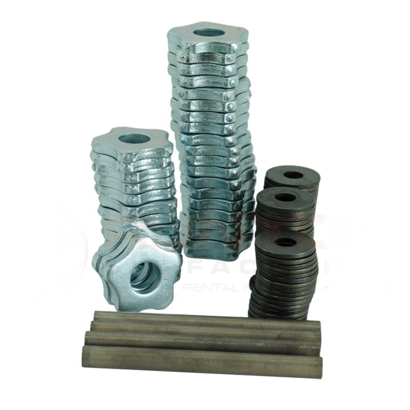 Skærsæt 5-tands carbide kpl. med aksler og skiver t/ VA10