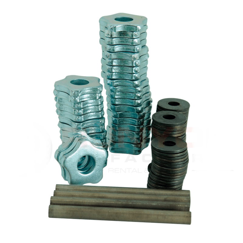 Skærsæt 6-tands carbide kpl. med aksler og skiver t/ VA25