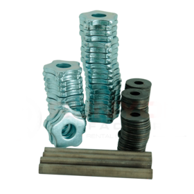 Von Arx - Skærsæt 6-tands carbide kpl. med aksler og skiver t/ VA25