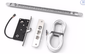 Safetron - Motorlås 6500 HD Grade 7 uden styreenhed D50 12-24VDC