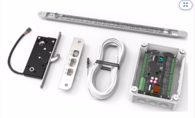 Safetron - Motorlås 6500 HD Grade 7 komplet D50 12-24VDC