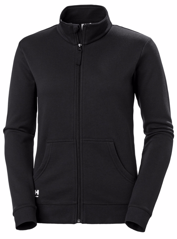 Sweatshirt m/lyn Dame 79321 Classic Sort, str. S